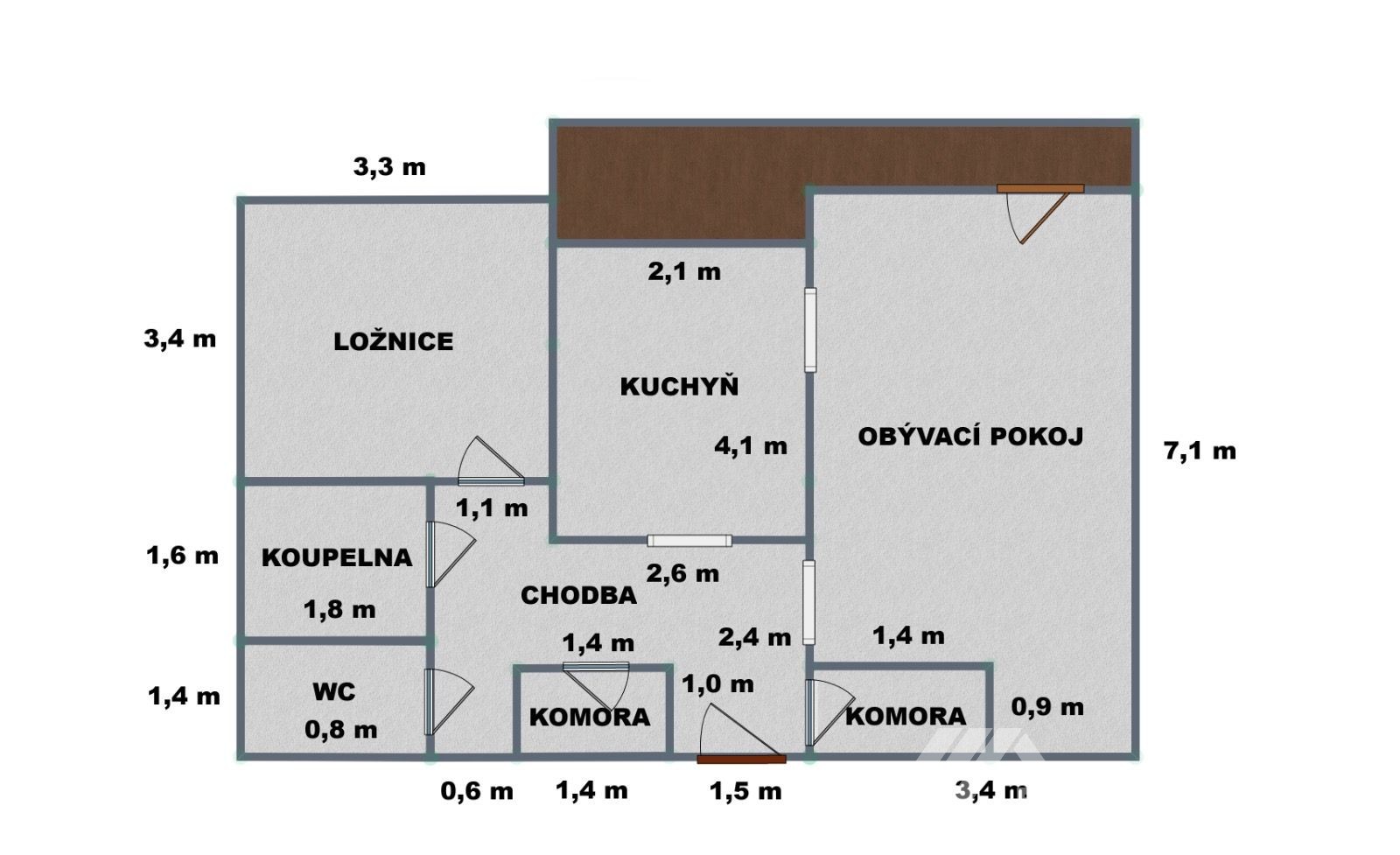 2+1 OKRUŽNÍ ULICE ZLÍN