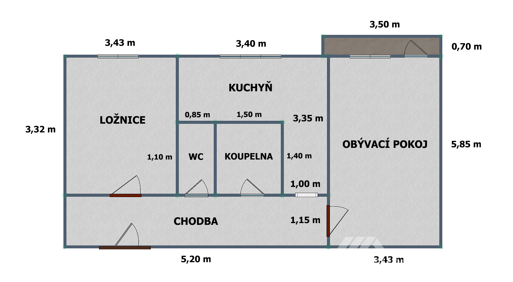 2+1 TŘÍDA SVOBODY, MALENOVICE