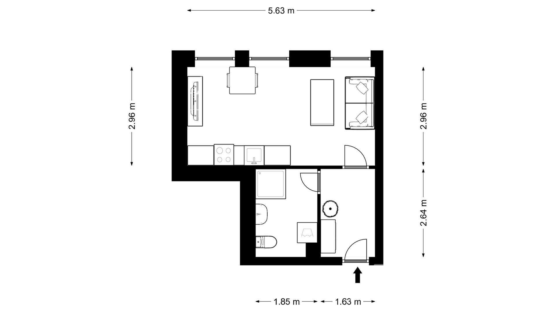 1+KK REZIDENCE ČECHOVA PŘEROV 25m2