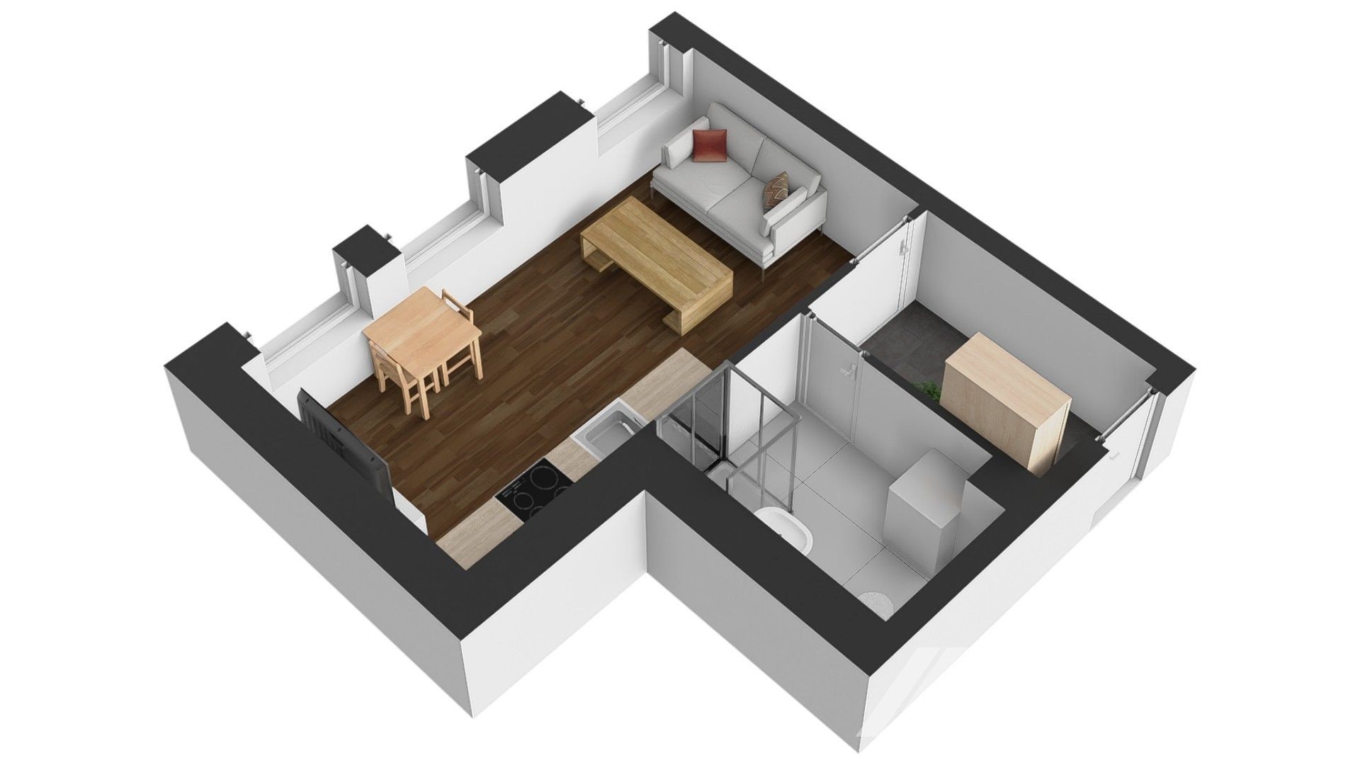 1+KK REZIDENCE ČECHOVA PŘEROV 25m2