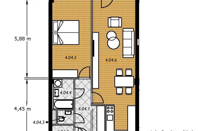 2+KK REZIDENCE ŠEVCOVSKÁ - CENTRUM ZLÍN