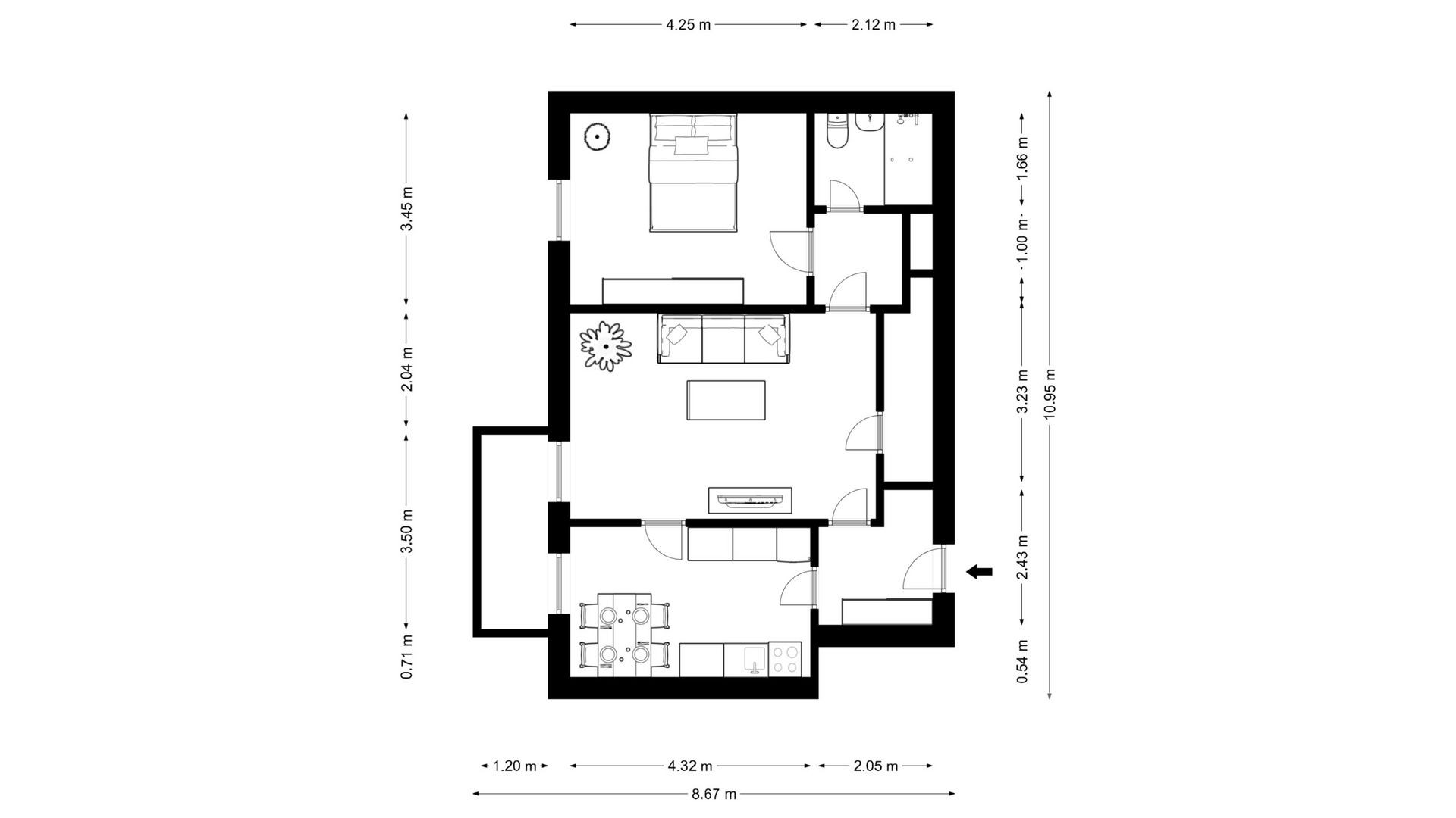 2+1 TŘ. T. BATI, ZLÍN, 62m2, LODŽIE