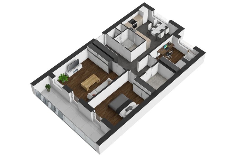 3+1 ULICE DĚTSKÁ ZLÍN 77 m2 + LODGIE, PO KOMPL. REKO