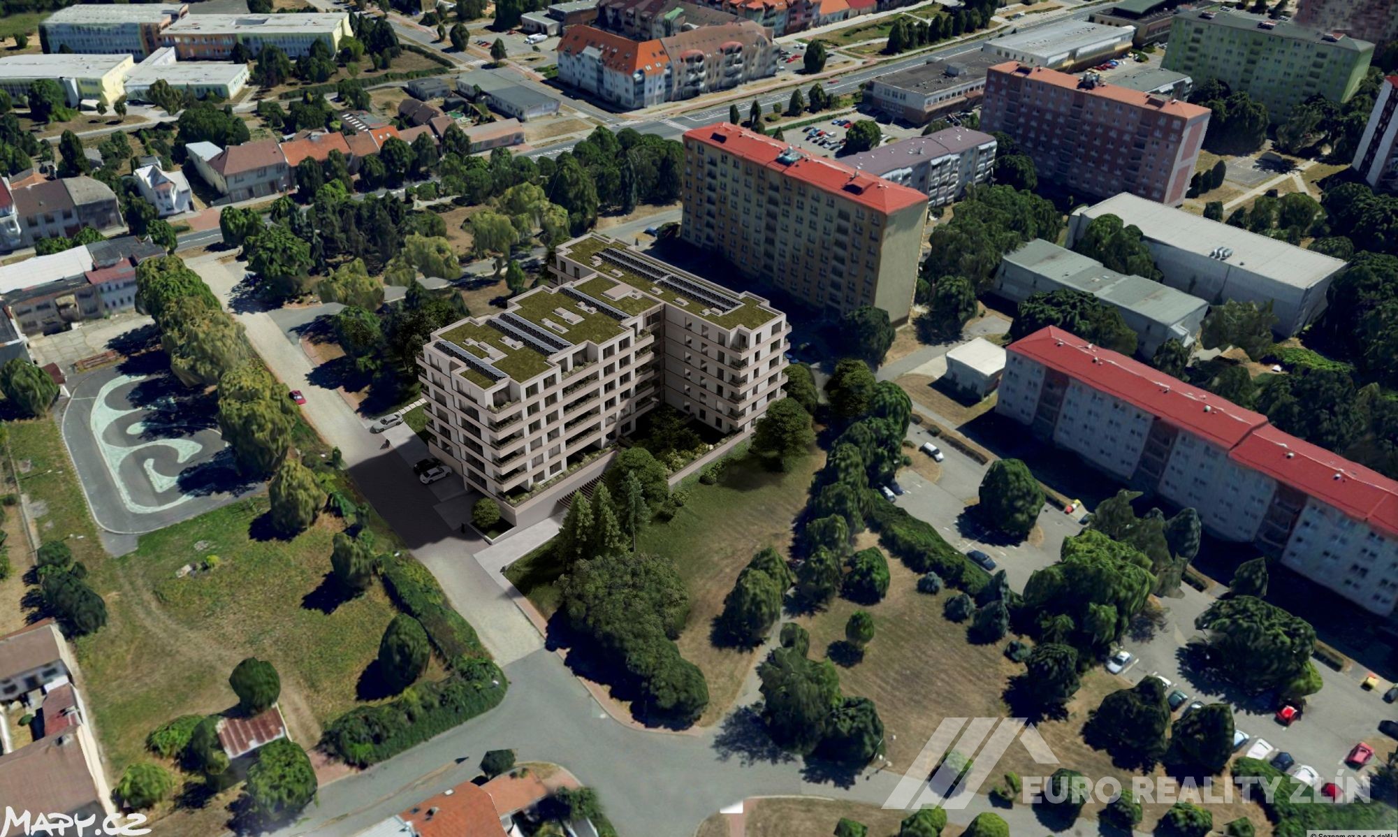Rezidence Sýpka Otrokovice - bydlení v parku v srdci města