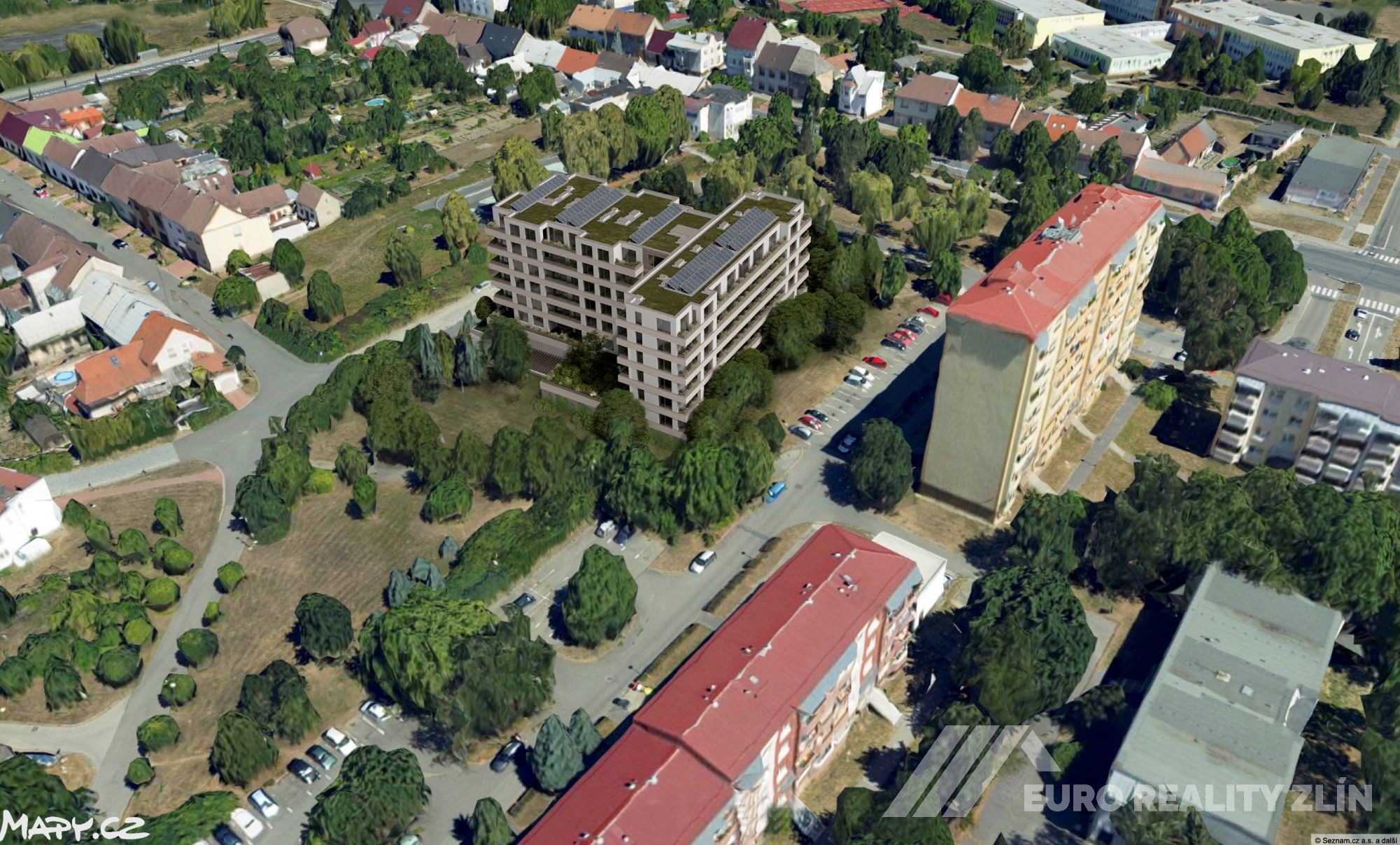 Rezidence Sýpka Otrokovice - bydlení v parku v srdci města