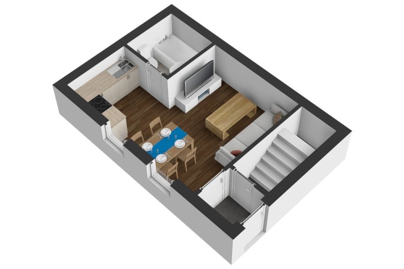 PRODEJ BAŤOVSKÉHO ČTVRTDOMKU 3+KK, ULICE MOSTNÍ, ZLÍN