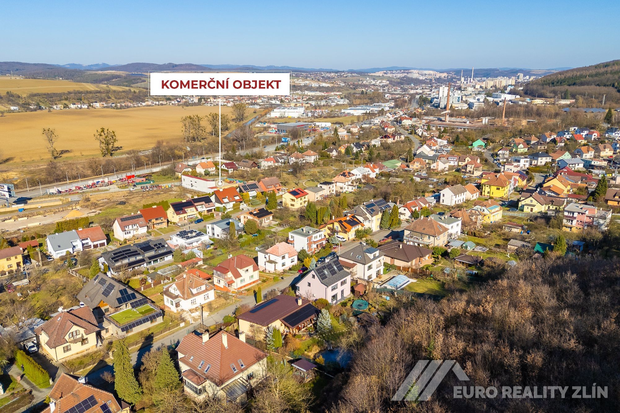 Prodej komerčního areálu s investičním potenciálem Zlín, Malenovice 