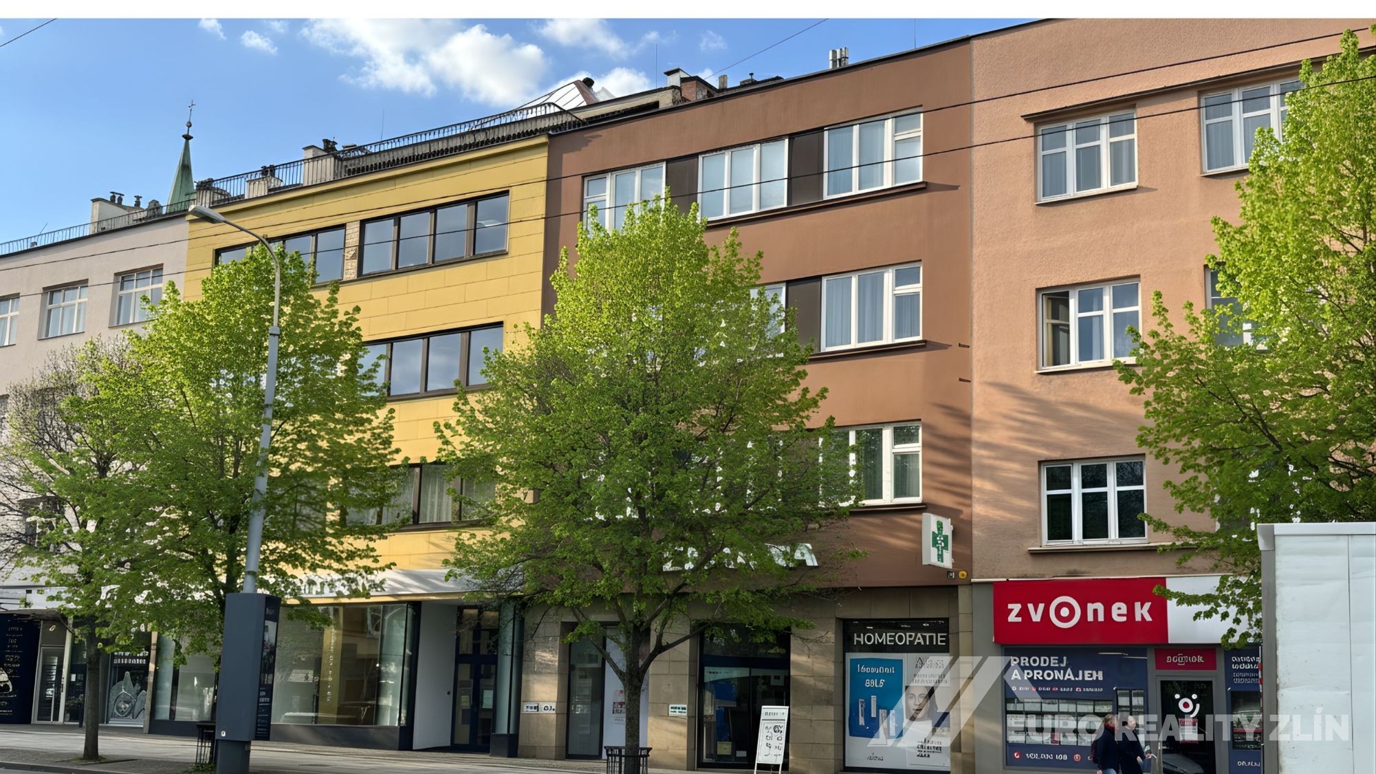 Polyfunkční dům v centru města Zlína