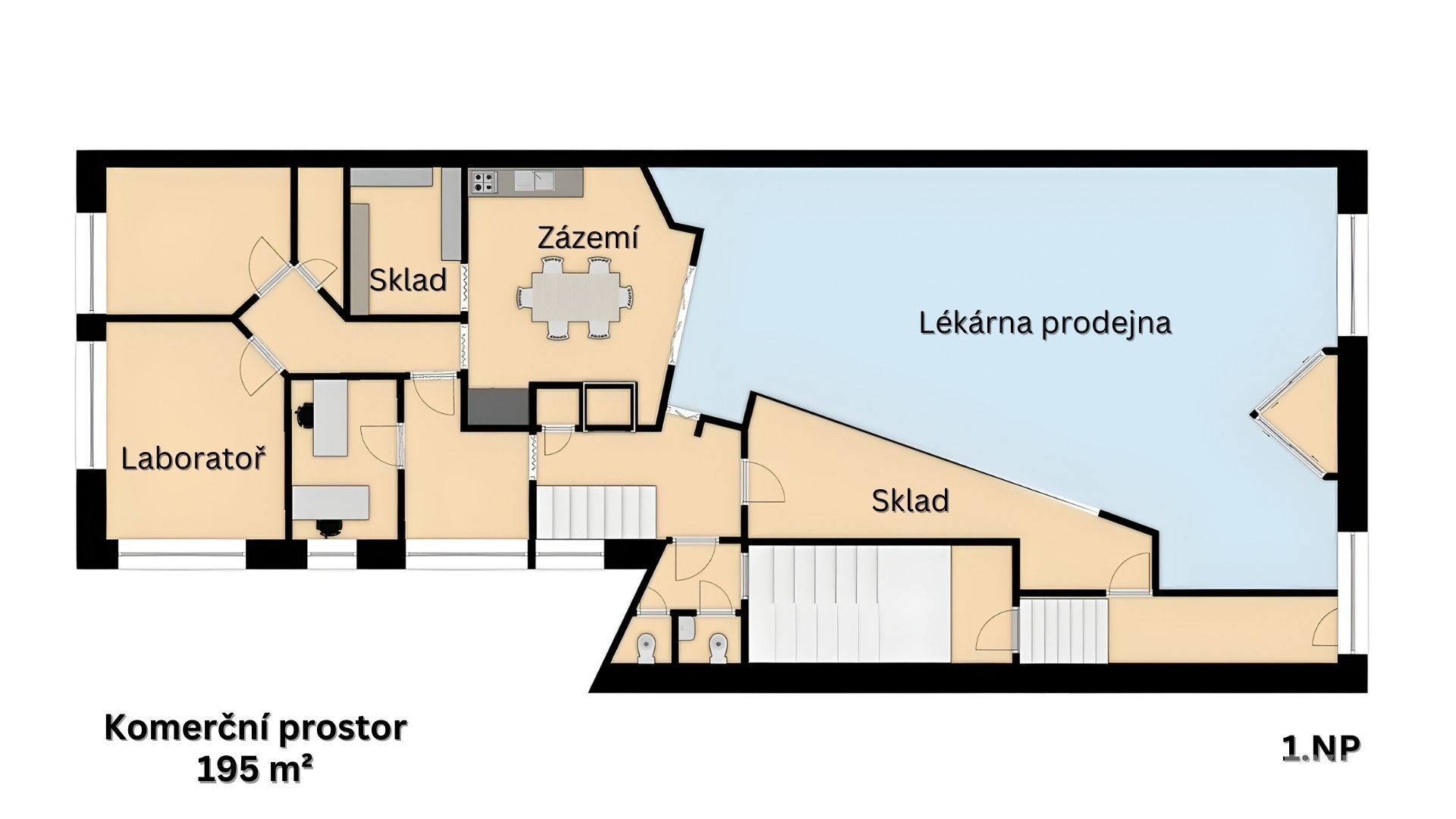 Polyfunkční dům v centru města Zlína