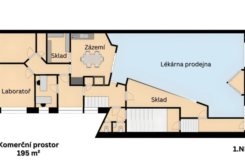 Polyfunkční dům v centru města Zlína