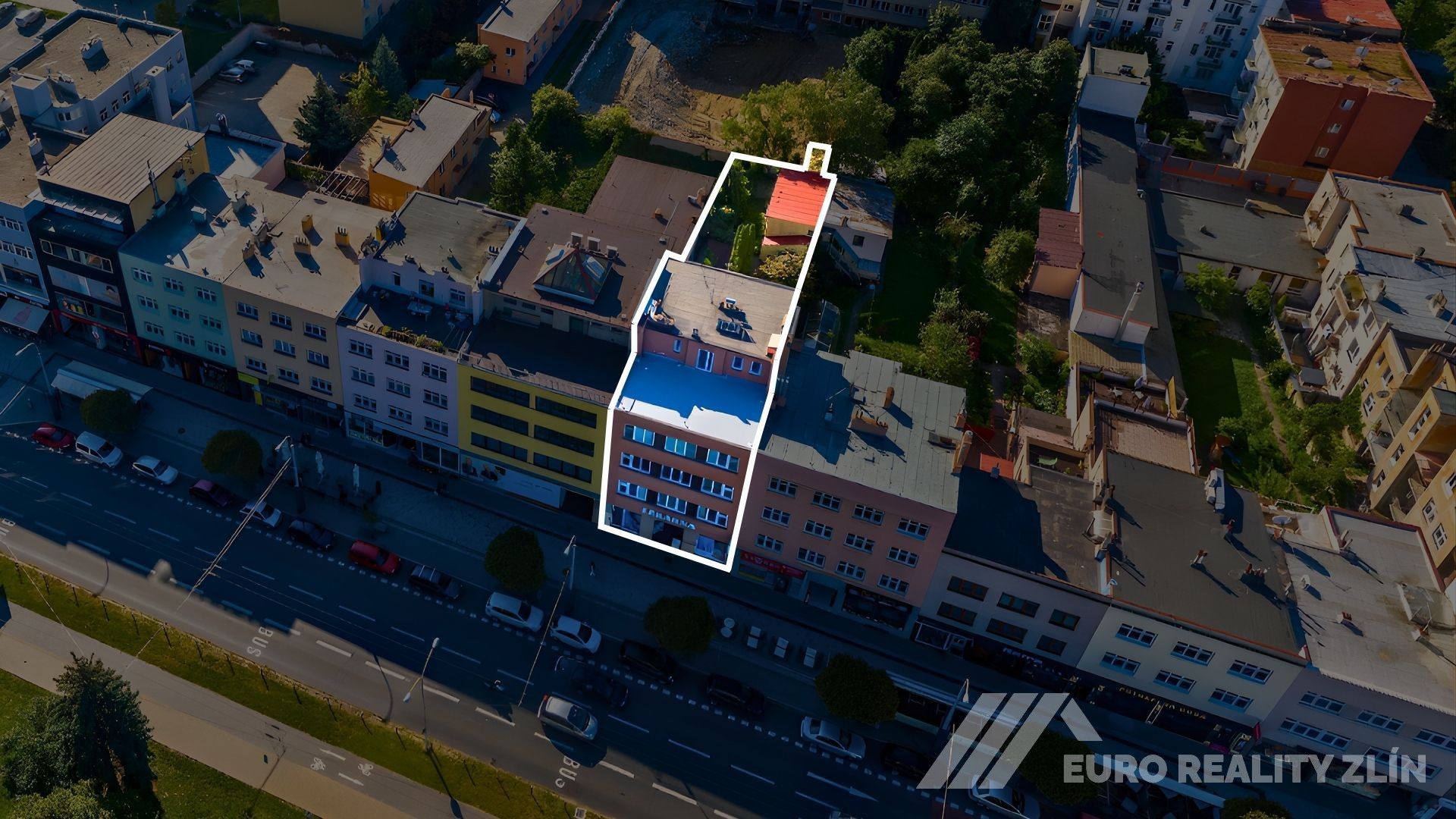 Polyfunkční dům v centru města Zlína