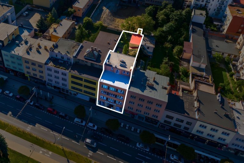 Polyfunkční dům v centru města Zlína