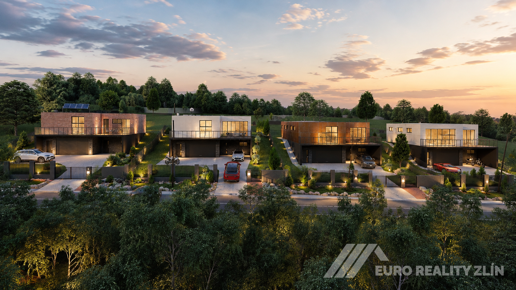 Stavební pozemek 1 429 m² Zlín, Ostrá Horka 