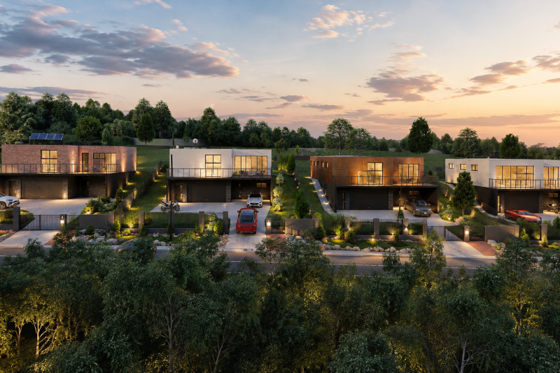Stavební pozemek 1 429 m² Zlín, Ostrá Horka 