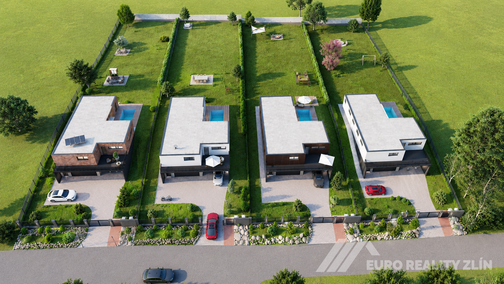 Stavební pozemek 1 429 m² Zlín, Ostrá Horka 