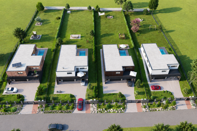 Stavební pozemek 1 429 m² Zlín, Ostrá Horka 