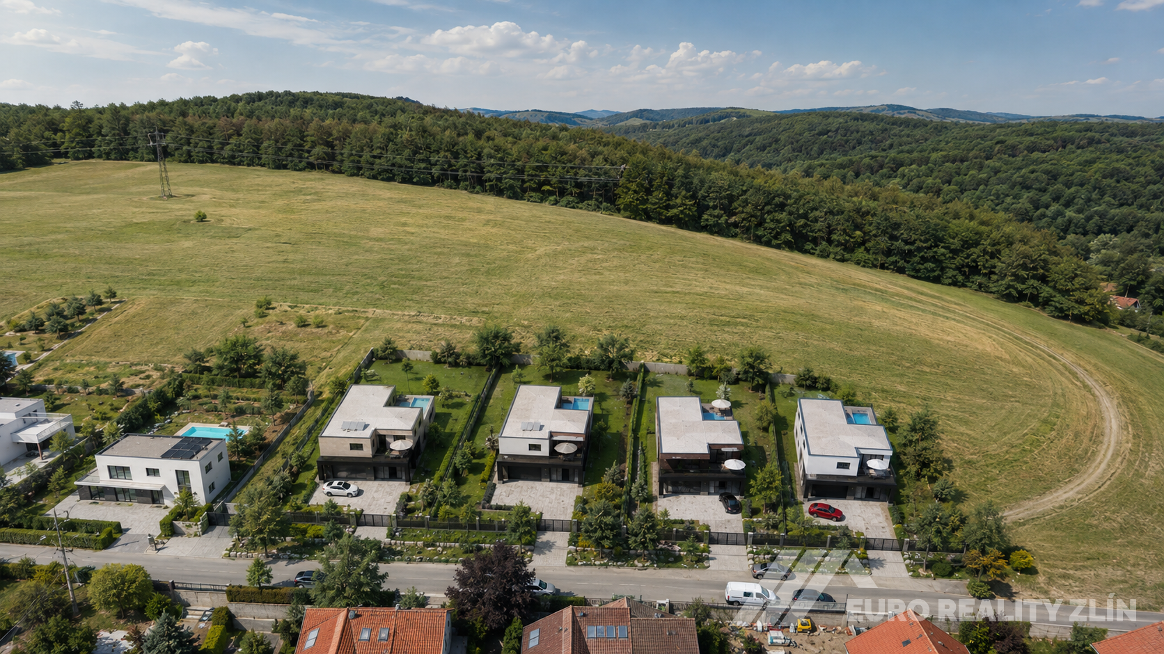 Stavební pozemek 1 429 m² Zlín, Ostrá Horka 