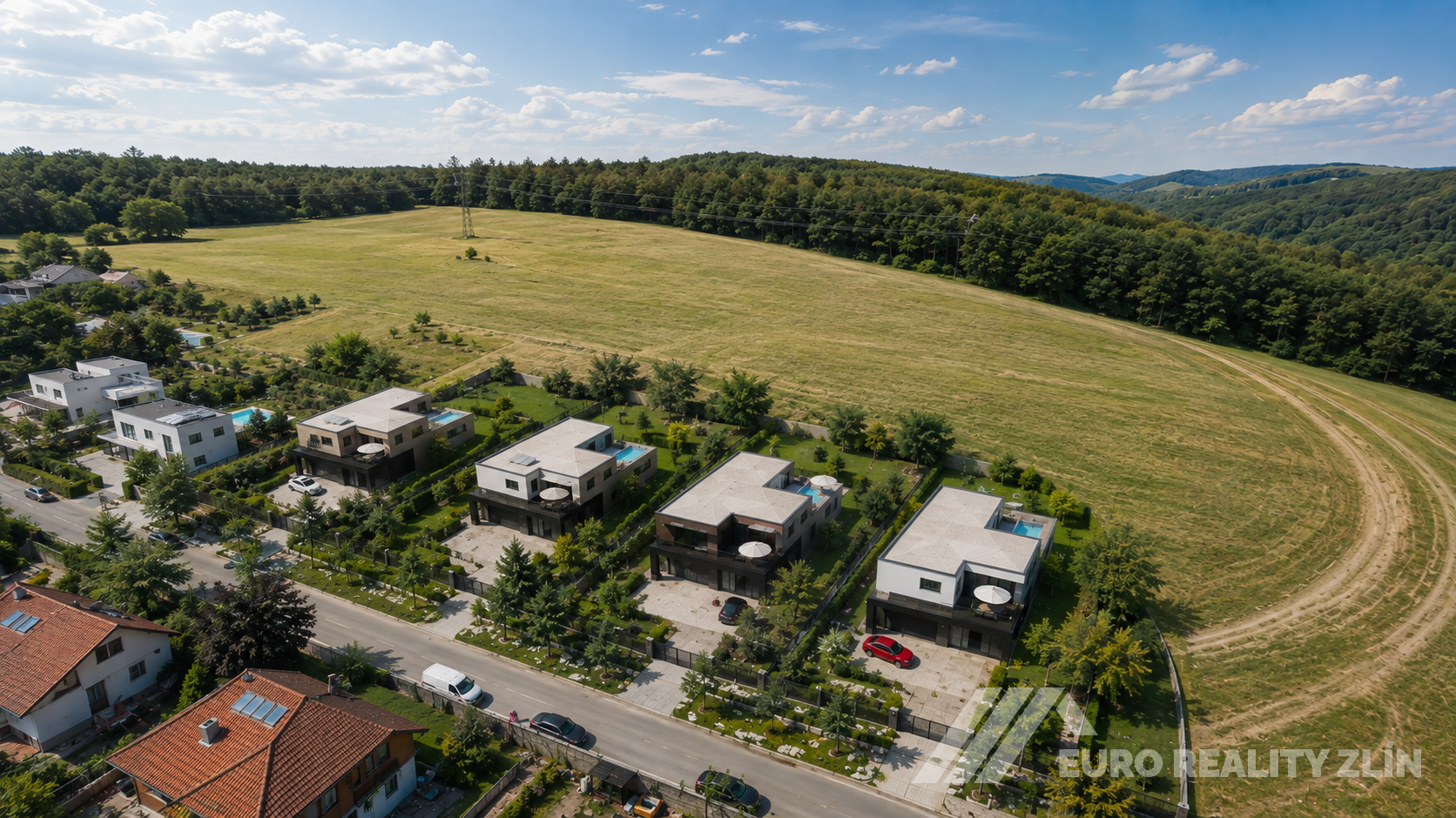 Stavební pozemek 1 429 m² Zlín, Ostrá Horka 