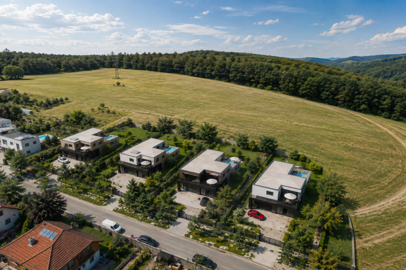 Stavební pozemek 1 429 m² Zlín, Ostrá Horka 