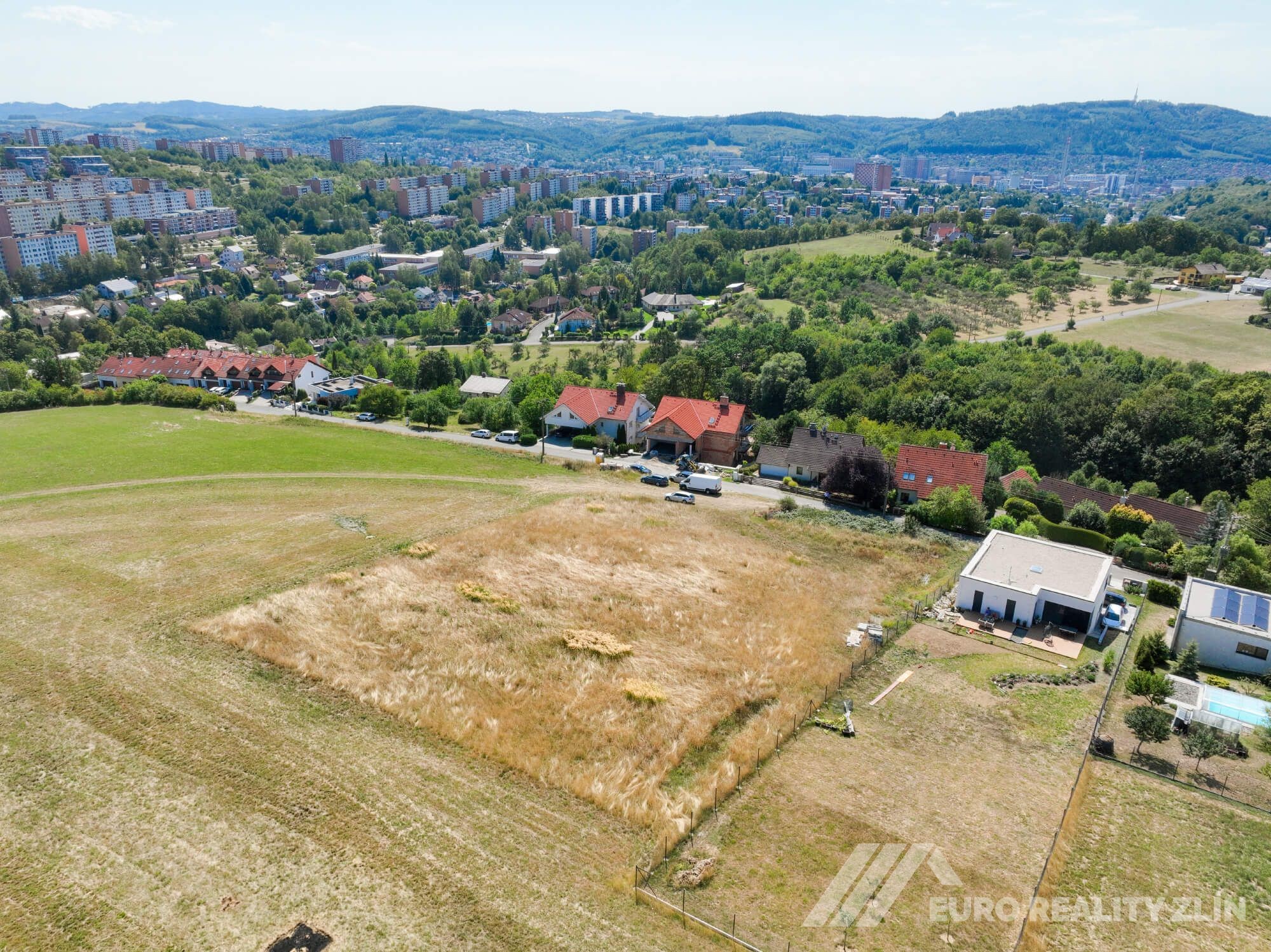 Stavební pozemek 1 429 m² Zlín, Ostrá Horka 