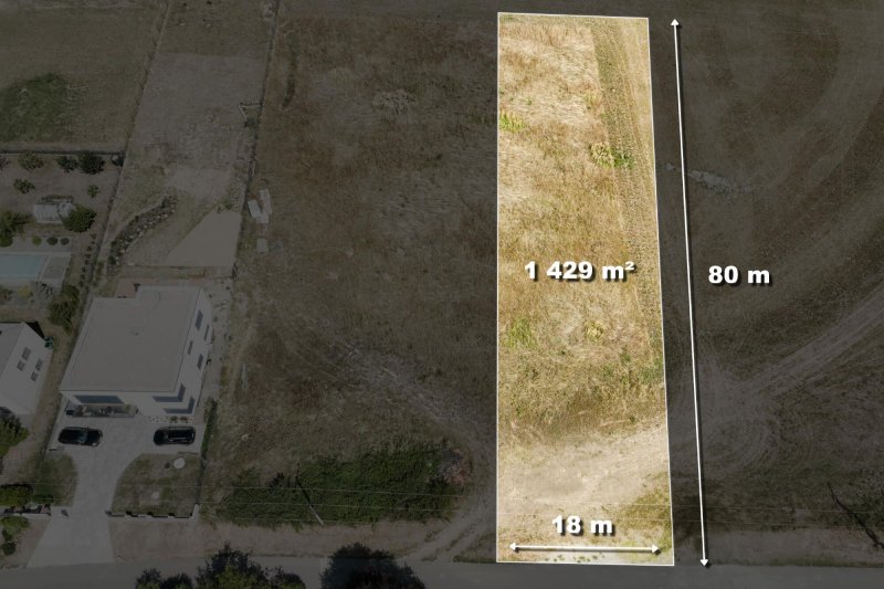 Stavební pozemek 1 429 m² Zlín, Ostrá Horka 
