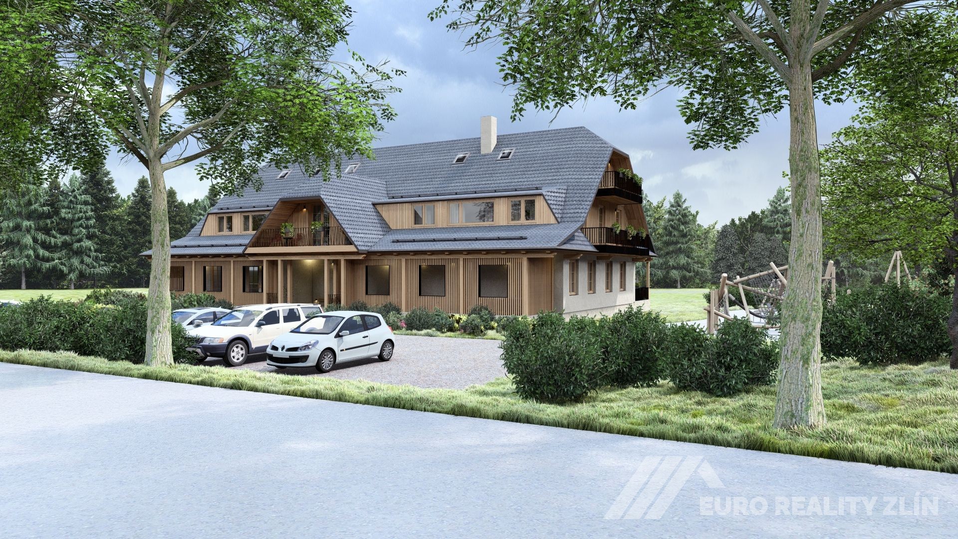 Living Hrozenkov – byt 3+kk s velkorysou terasou 30 m²