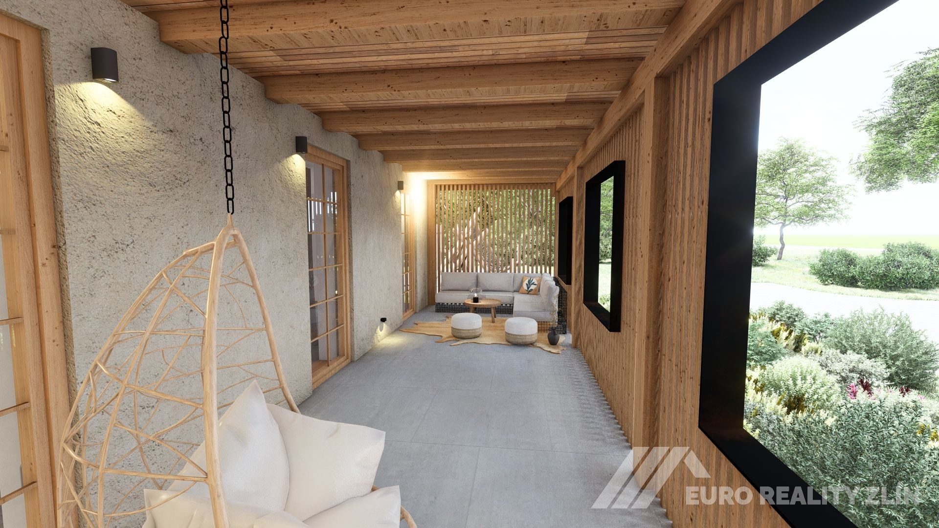 Living Hrozenkov – byt 3+kk s velkorysou terasou 30 m²