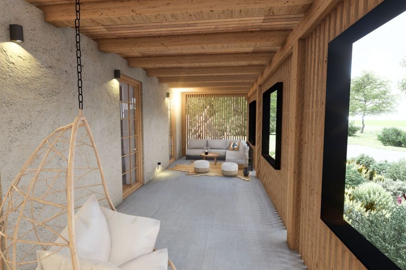 Living Hrozenkov – byt 3+kk s velkorysou terasou 30 m²