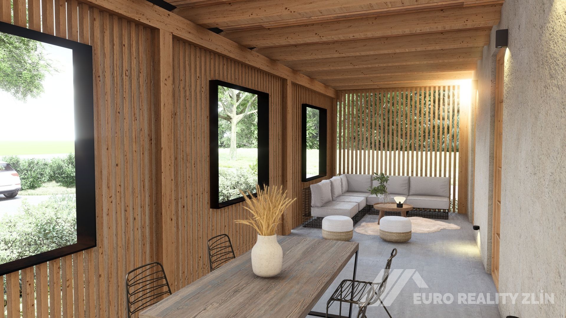 Living Hrozenkov – byt 3+kk s velkorysou terasou 30 m²