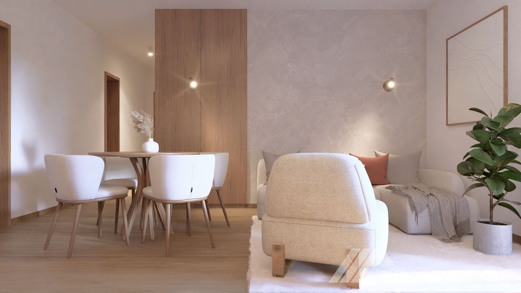 Living Hrozenkov – byt 3+kk s velkorysou terasou 30 m²