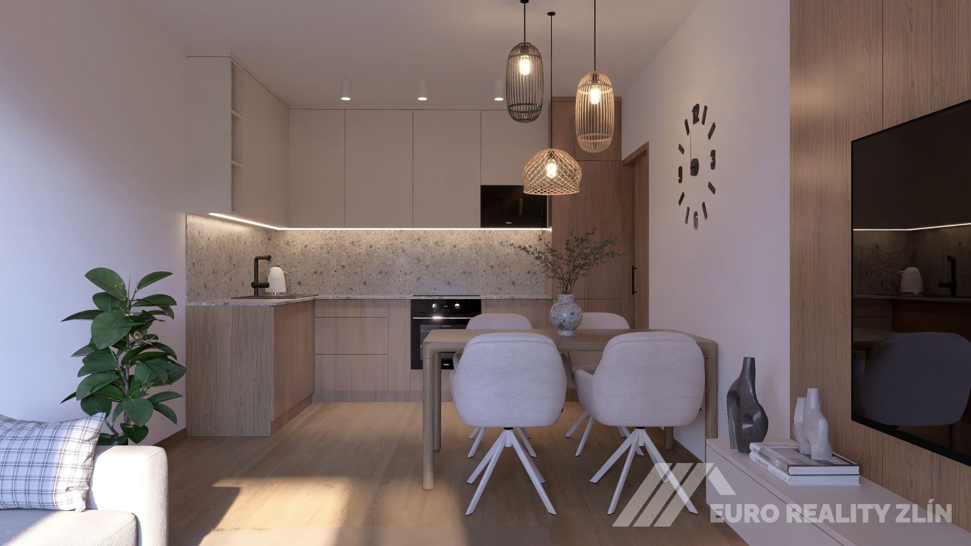 Living Hrozenkov – byt 2+kk s balkonem 7 m²