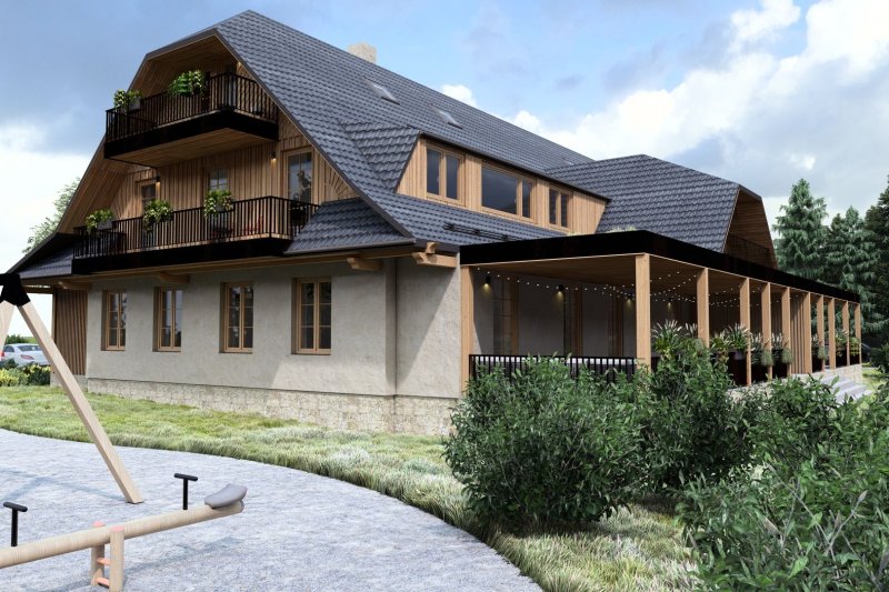 Living Hrozenkov – byt 1+kk s balkonem 7 m²