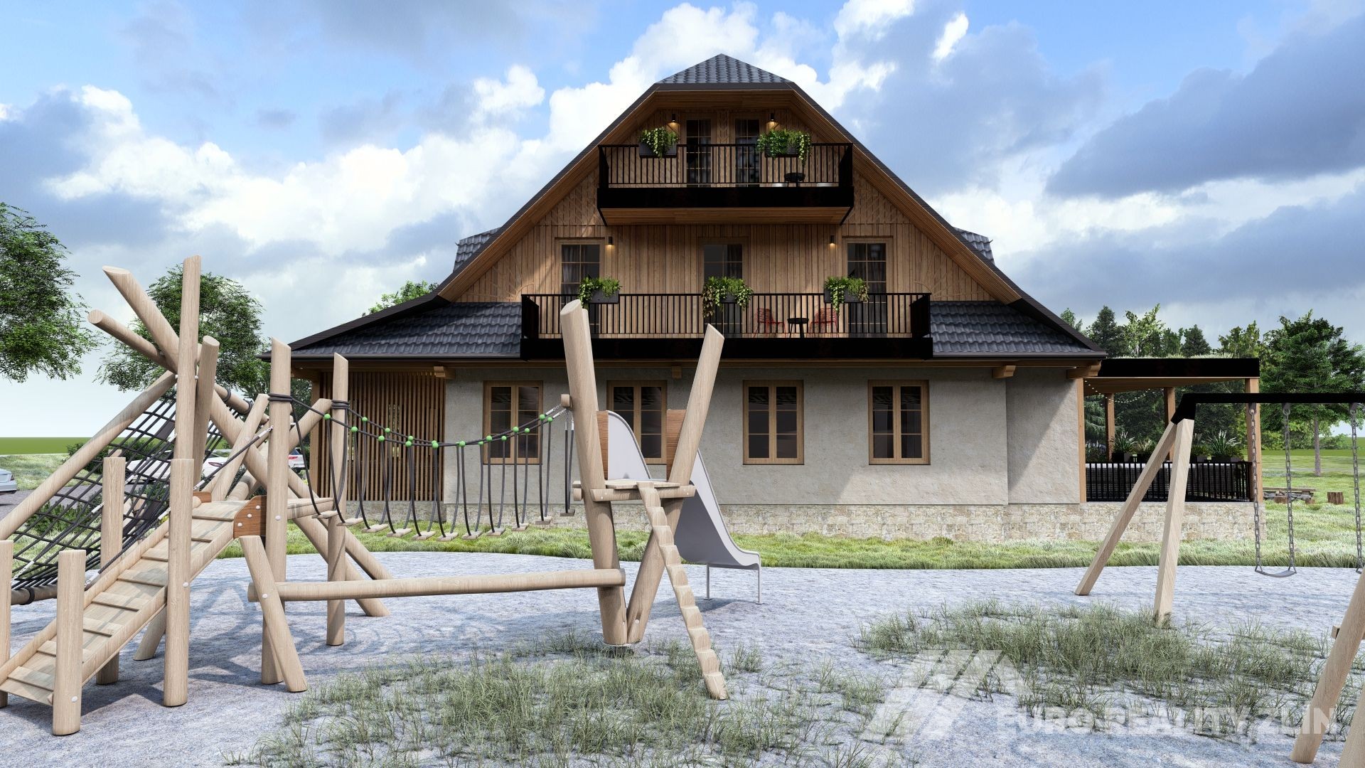 Living Hrozenkov – byt 1+kk s balkonem 7 m²
