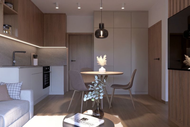 Living Hrozenkov – byt 1+kk s balkonem 7 m²