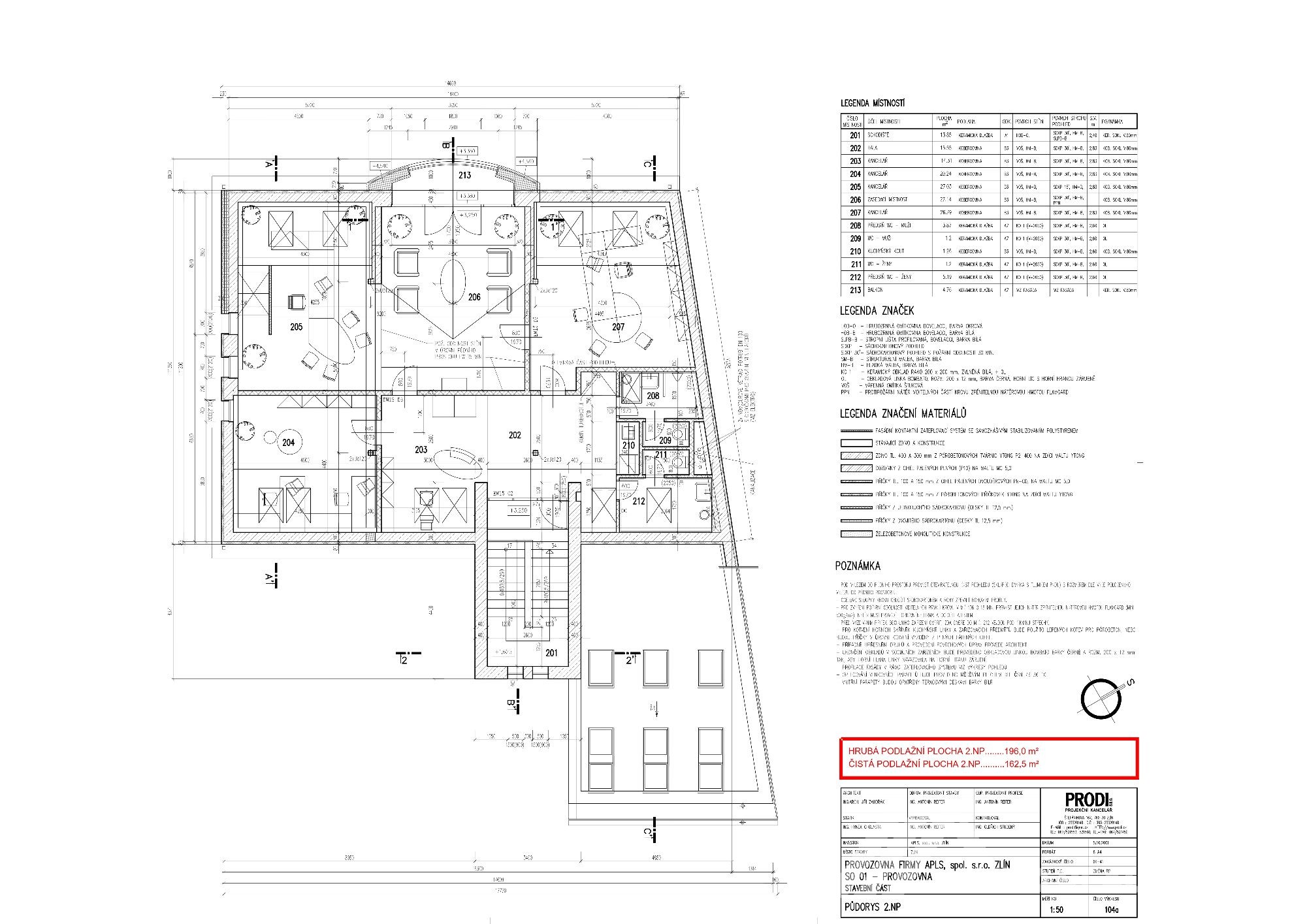 Pronájem reprezentativního komerčního objektu, 477 m2, parkování, Zlín