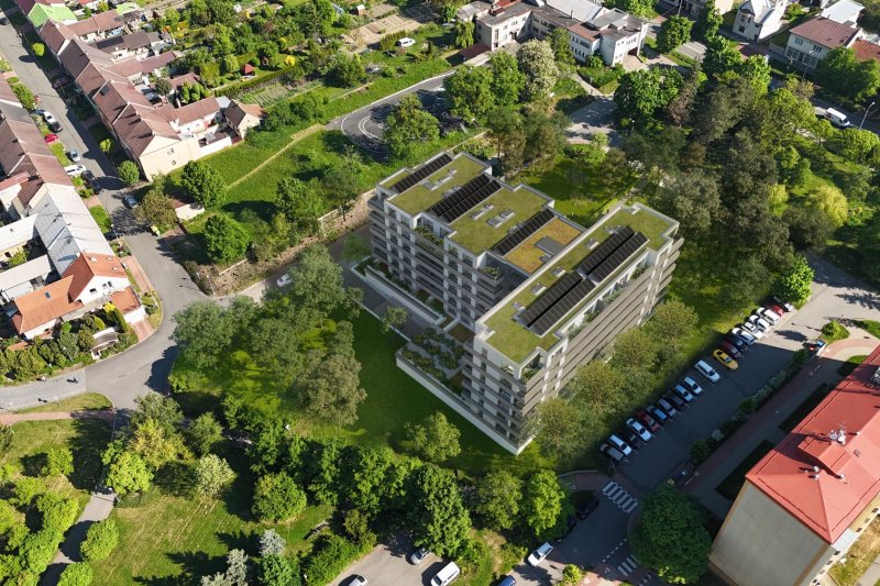 Moderní 3+kk s terasou v posledním podlaží Rezidence Sýpka, Otrokovice